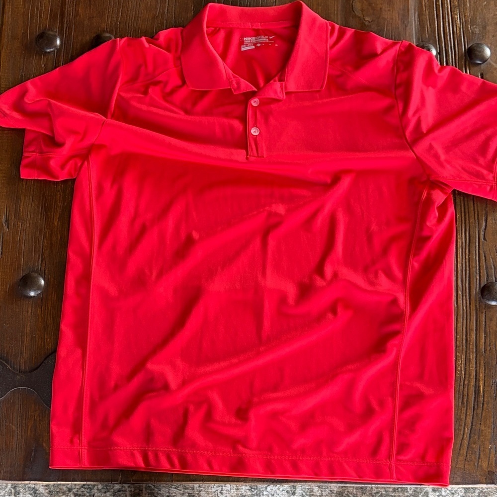 Nike Vibrant Red Men's Polo Shirt